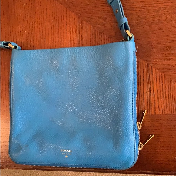 Royal blue fossil purse - Picture 3 of 4